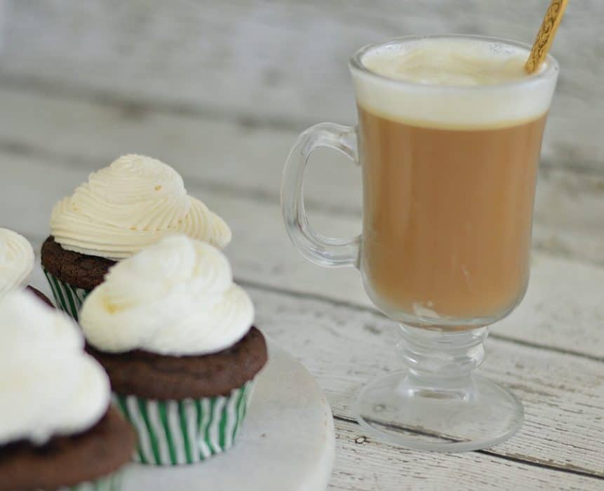 Make these Irish Coffee cupcakes to celebrate St. Patrick's Day
