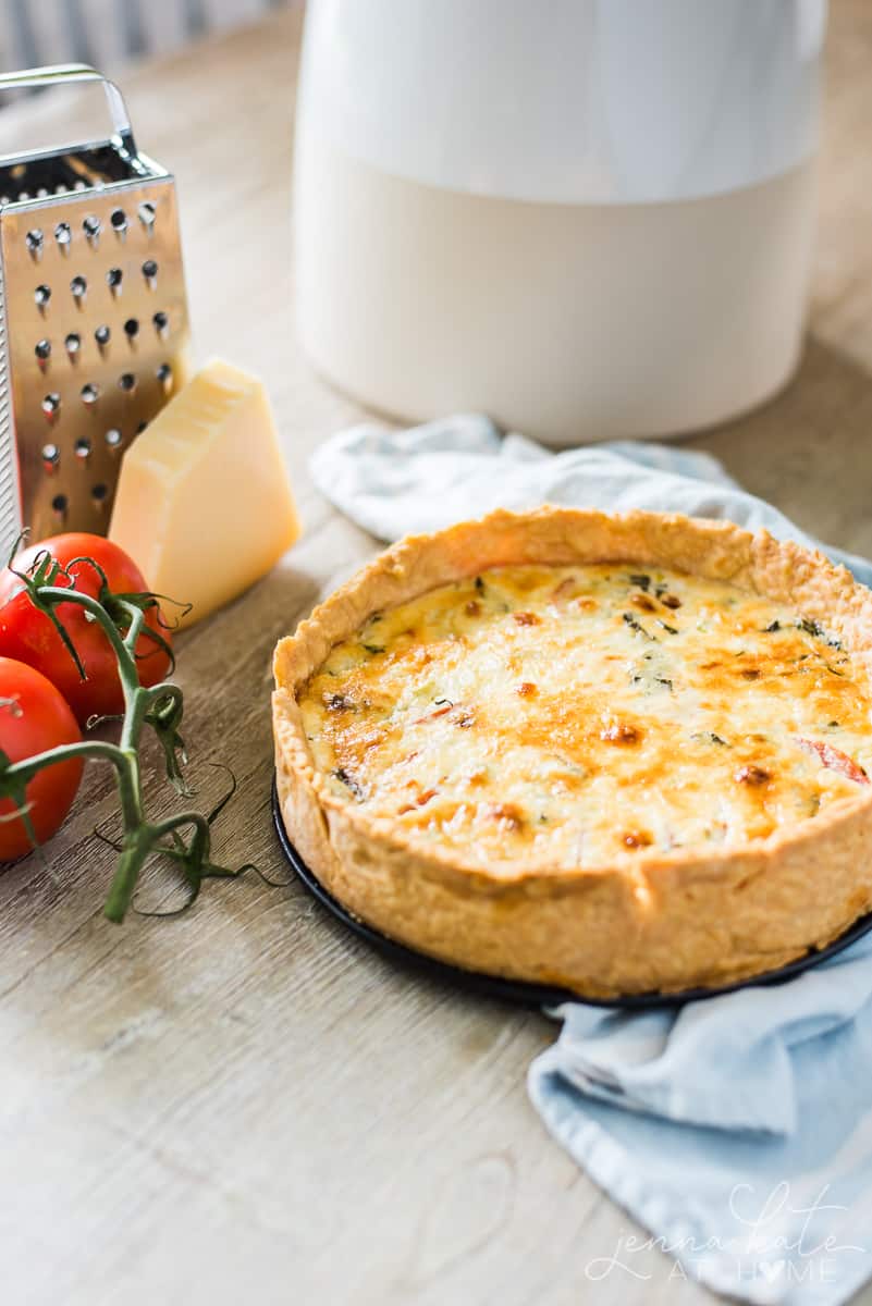 A delicious tomato pie recipe filled with all the flavors of summer
