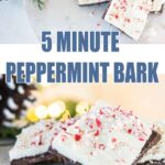 peppermint bark recipe made with Ghiradelli chocolate