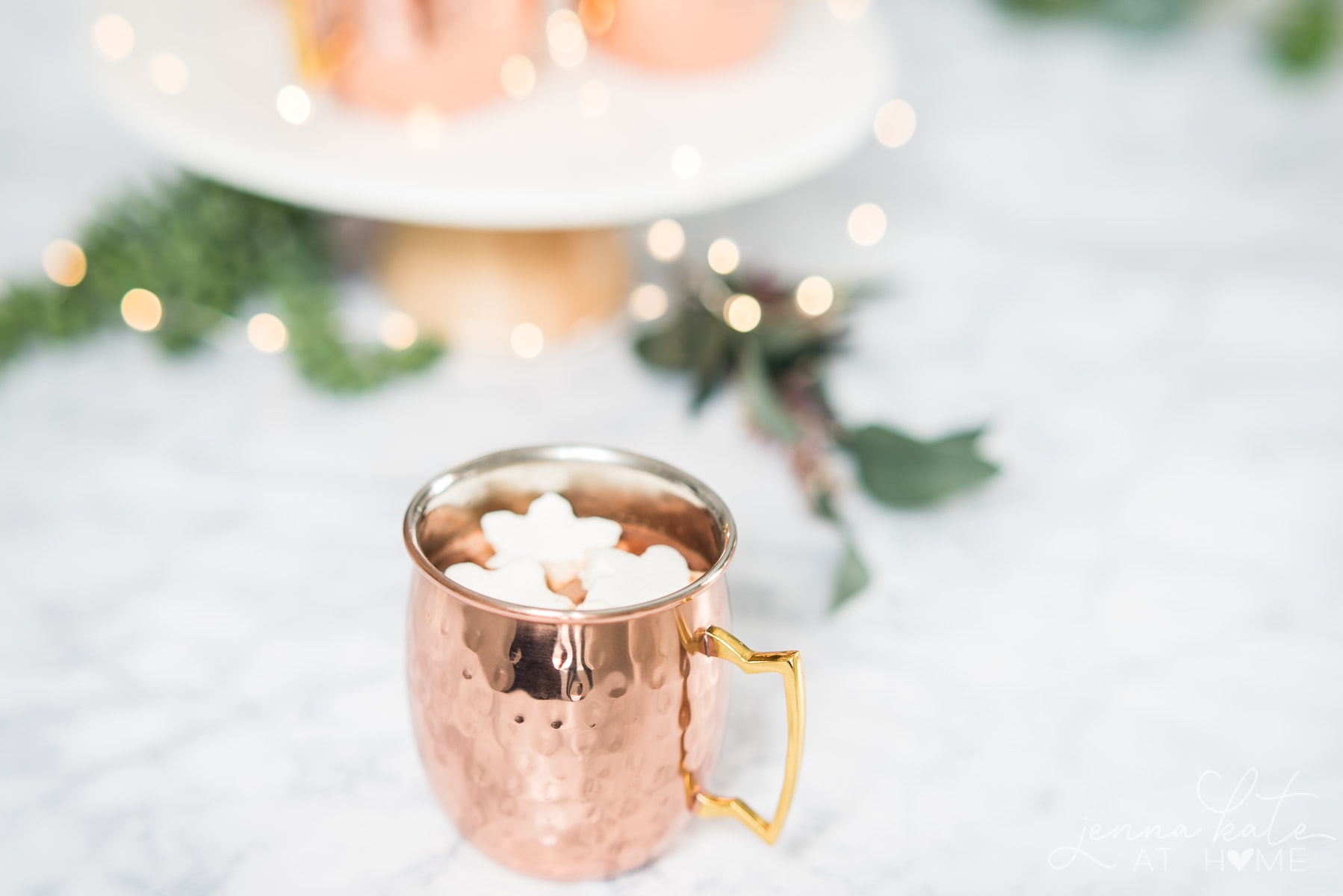 This homemade hot chocolate is made with only three ingredients and requires no cocoa powder, just real chocoloate!