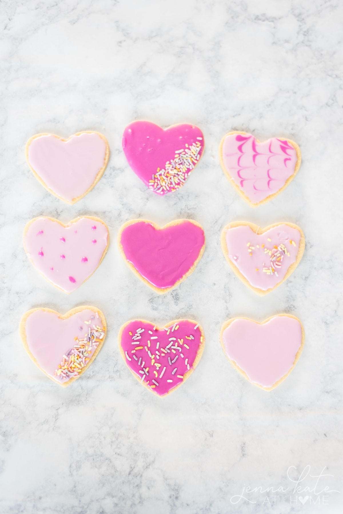 Simple Valentine’s Sugar Cookies