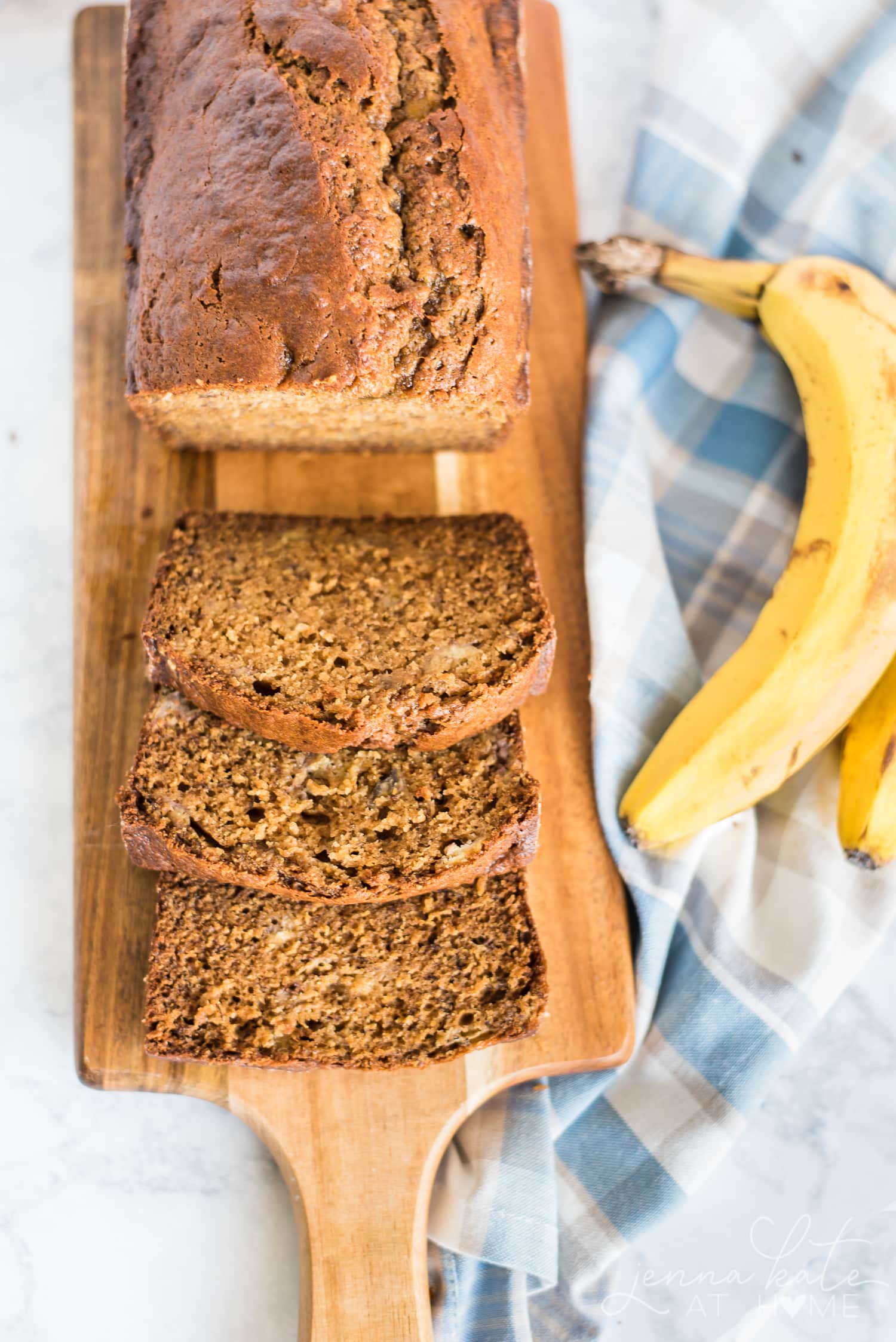 The world's best banana bread made with sour cream or creme fraiche