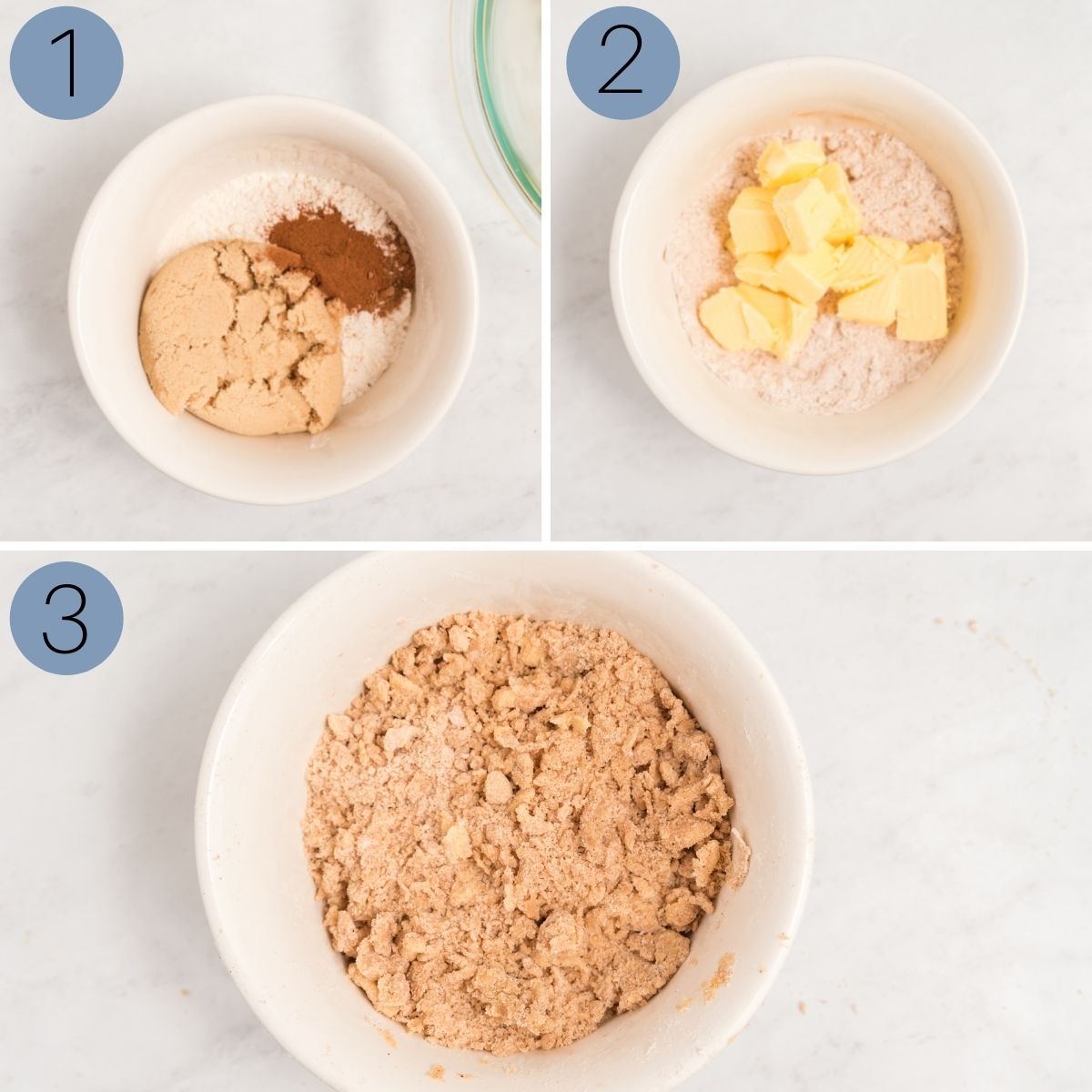 how to make the streusel topping