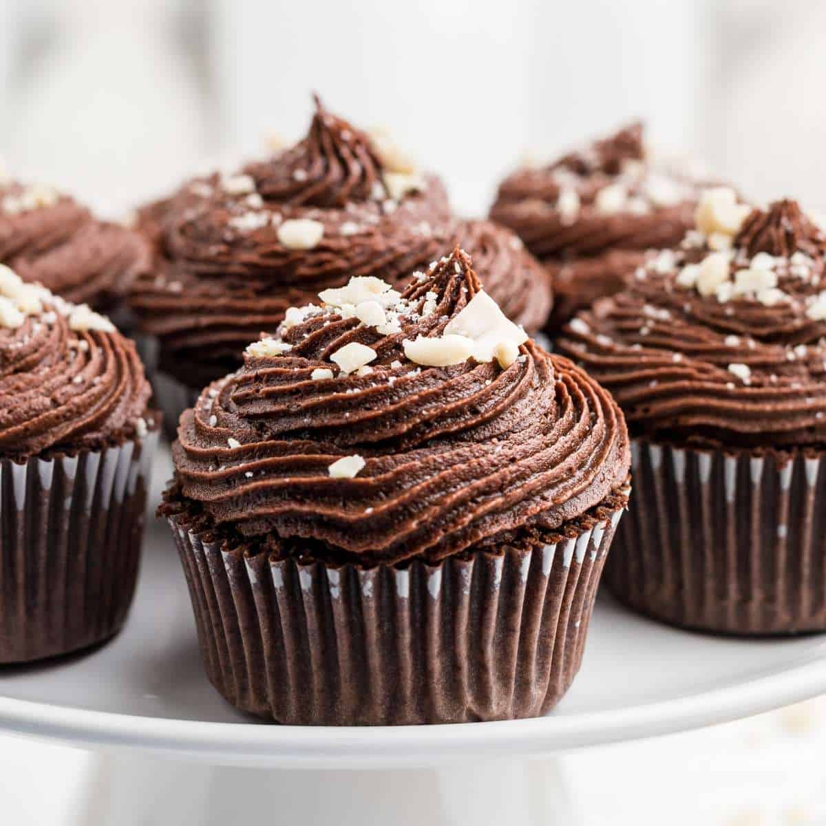 Chocolate Cupcakes With Peanut Butter Frosting