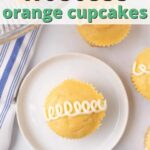 orange hostess cupcakes pin image